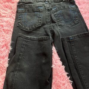 True Religion Kids Black Jeans size 12